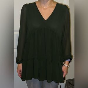 Army Green Blouse
